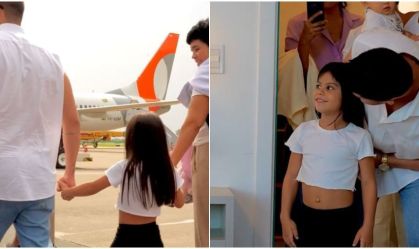 Arthur Aguiar e filha