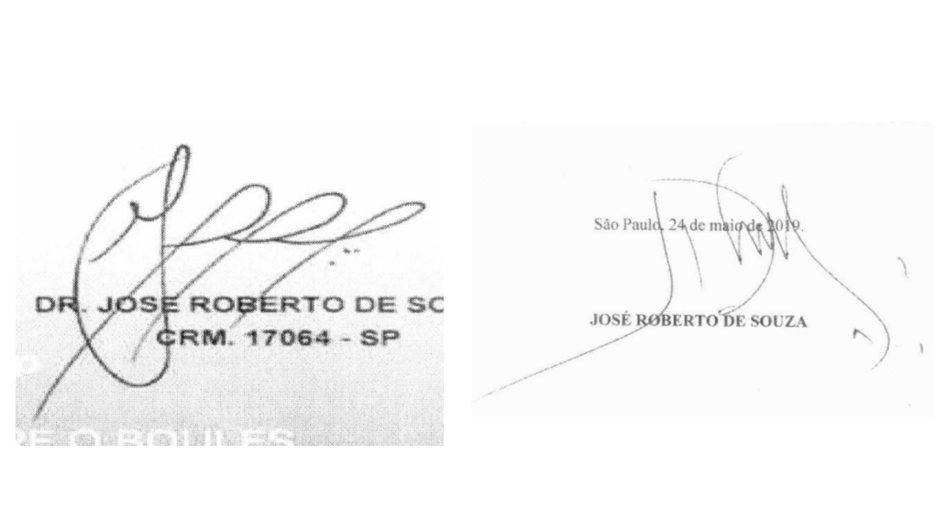 Assinatura falsa