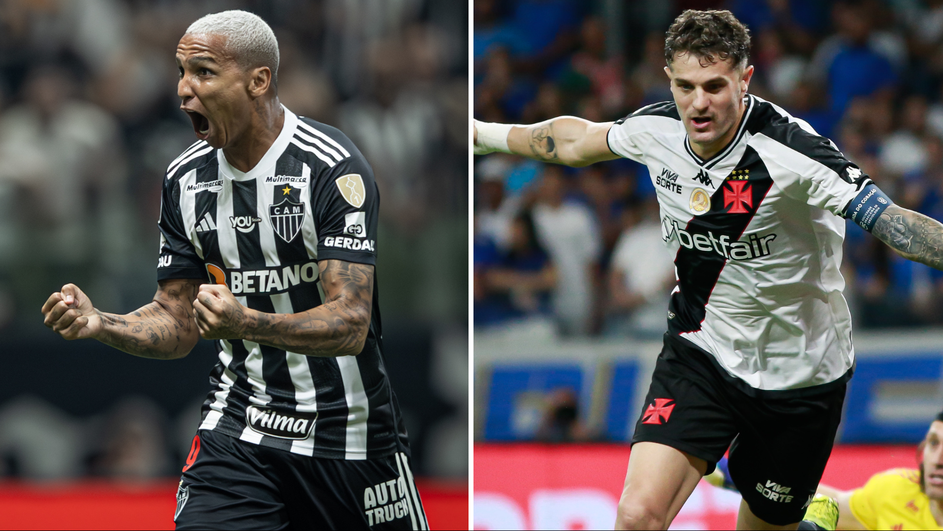 Raio-X entre Atlético-MG e Vasco na Copa do Brasil