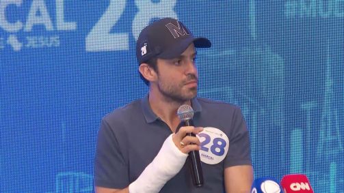 Durante coletiva, Marçal anuncia o nome de duas novas secretárias, para caso seja eleito