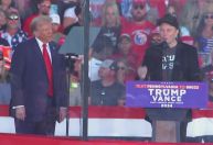 Musk retrata democratas como ameaças na primeira aparição com Donald Trump