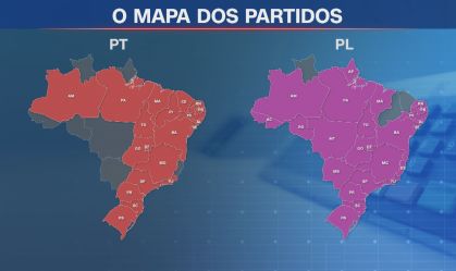 PL vai governar quase 26 milhões de brasileiros; PT, cerca de 10 milhões