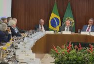 Lula ironiza Caiado em reunião: Goiás é "único estado que não tem problema de segurança"