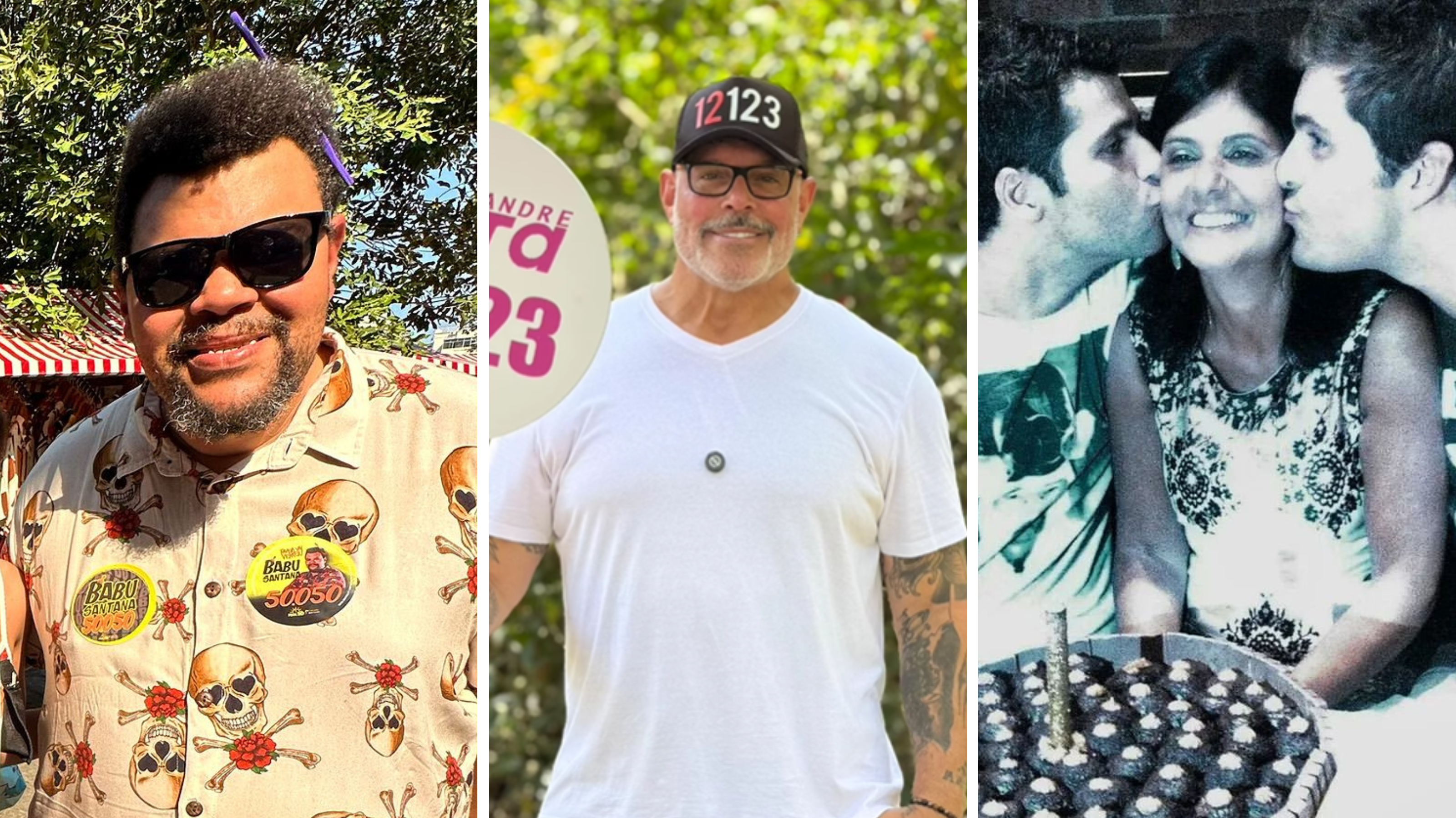 Babu Santana, Alexandre Frota e Família Gagliasso