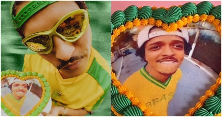 Fotoógrafo de Bruno Mars pediu bolo para o cantor para uma confeiteira brasileira • Instagram / Piri Confeitaria