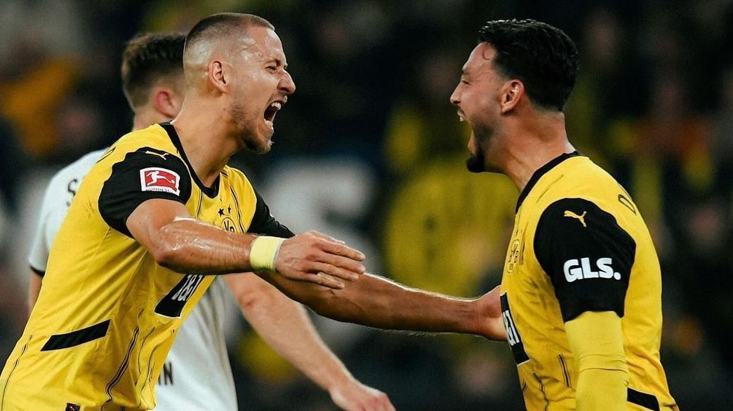 Borussia vence com gol na reta final