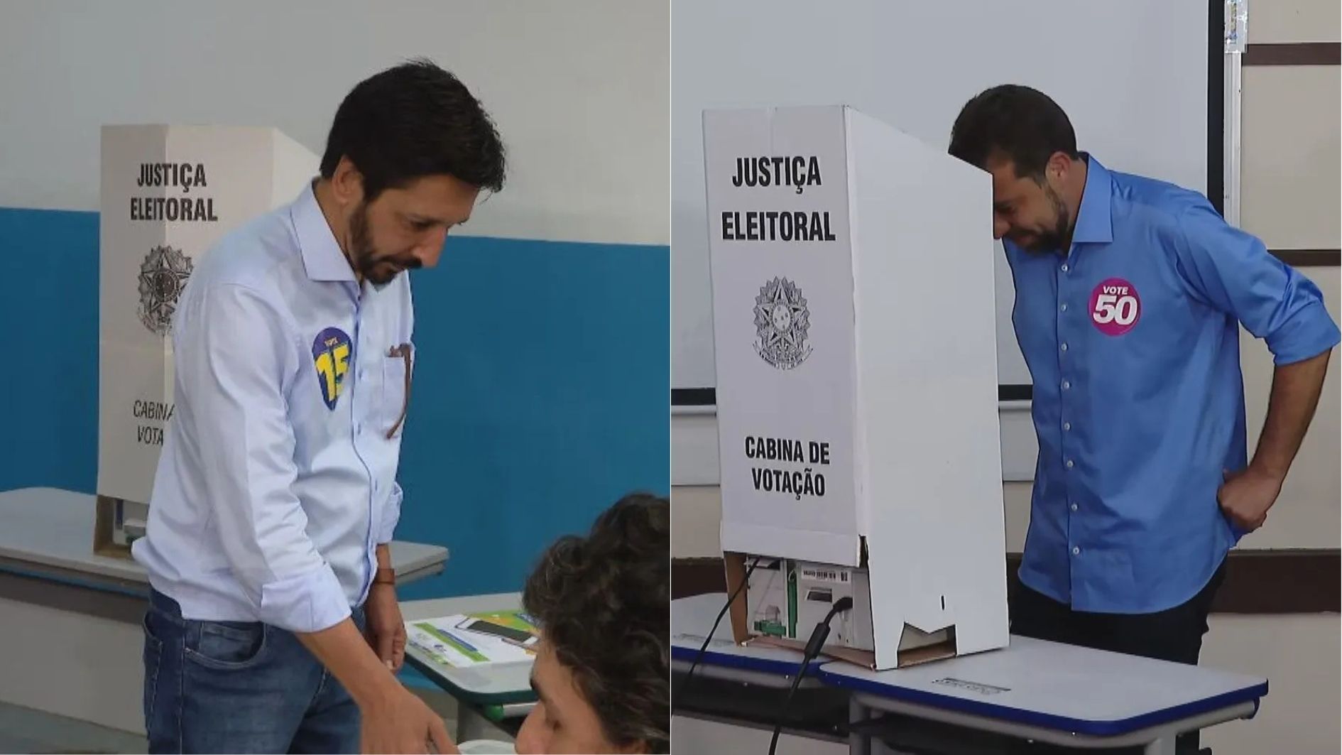 Ricardo Nunes e Guilherme Boulos