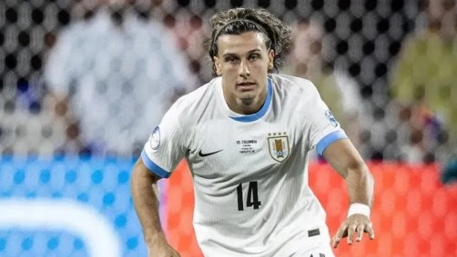 Canobbio só jogou uma partida na Copa América de 2024, nos EUA