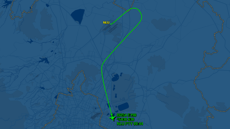 Novo avião com o presidente Lula decolou no final da noite de terça-feira (1º) da Cidade do México