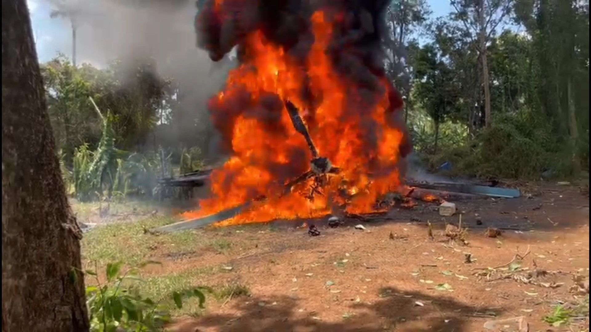 Aeronave clandestina foi destruída pela FAB