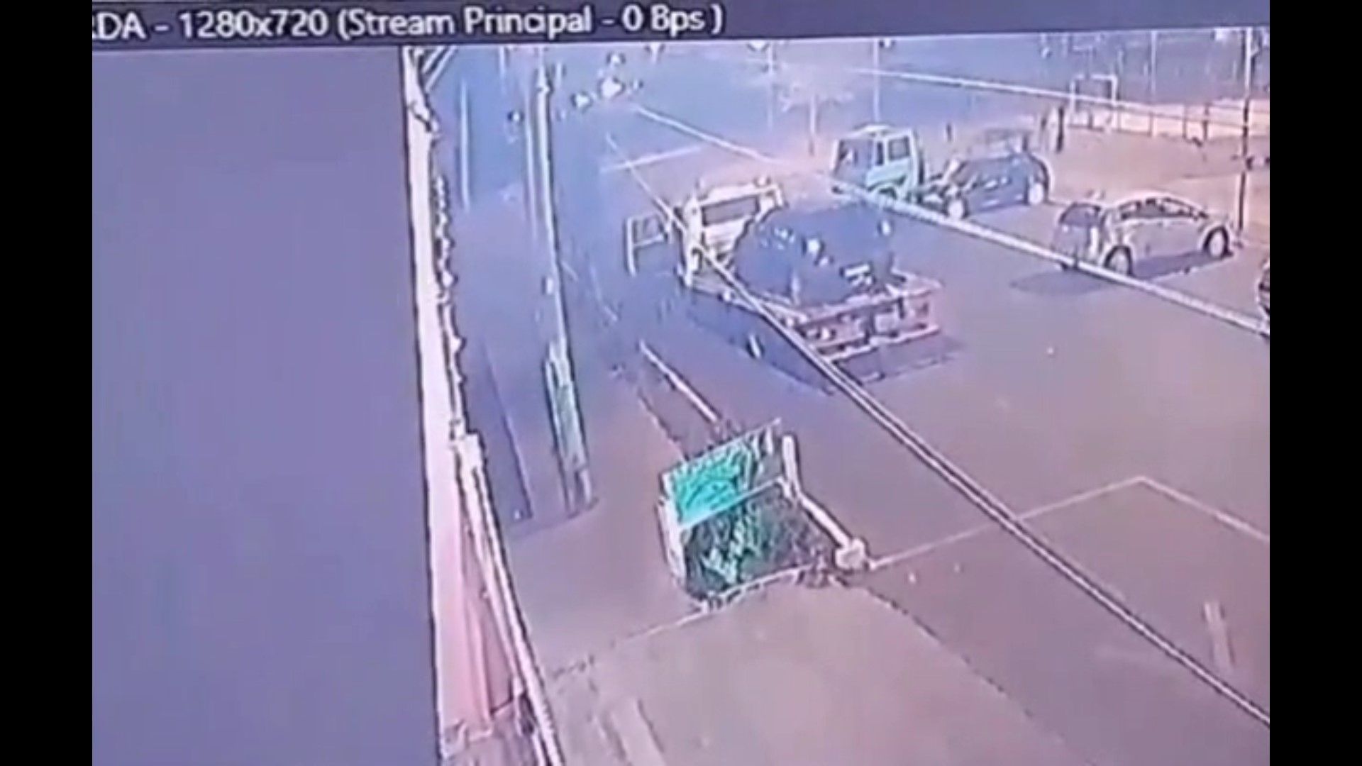 Momento que o atirador rouba o guincho no Distrito Federal