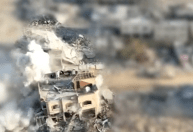 Veja vídeo da explosão contra prédio onde Sinwar teria sido morto, segundo Israel