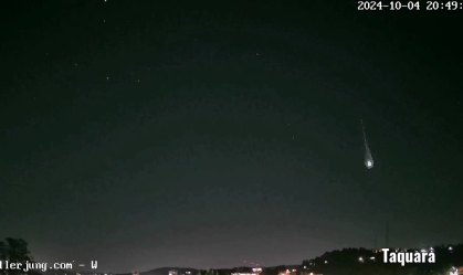 Vídeos: dois meteoros raros e brilhantes são vistos no céu do Brasil