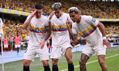Colômbia dança durante goleada contra o Chile