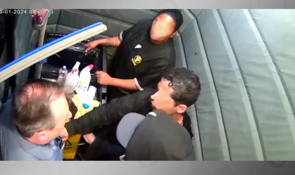 Novas imagens mostram suspeitos dentro de prédio invadido em Santos
