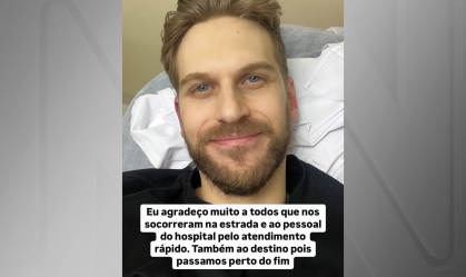 Humorista Paul Cabannes sofre acidente de carro em rodovia de SP