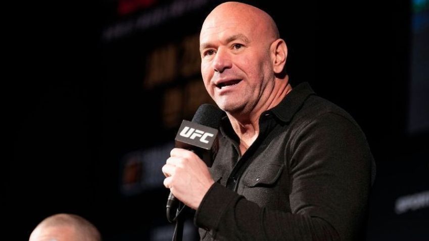 Dana White durante entrevista coletiva do UFC • Mike Roach/Zuffa LLC/Getty Images