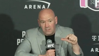 Dana White em entrevista coletiva