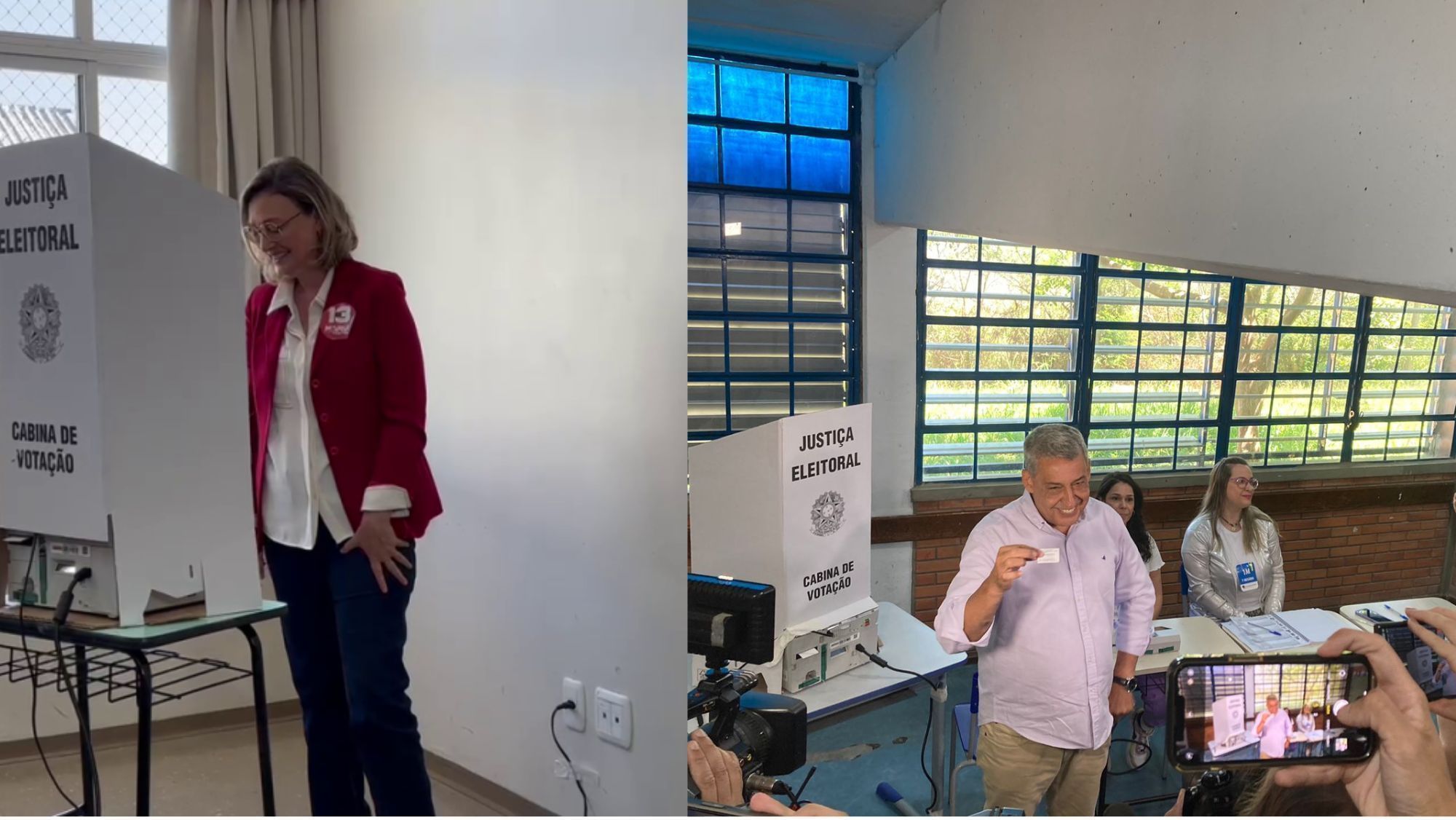 Candidatos a Prefeitura de Porto Alegre, Maria do Rosário (PT) E Sebastião Melo
