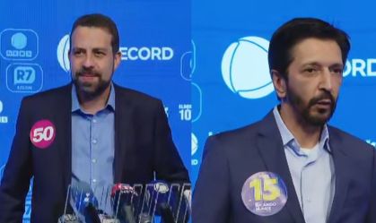Guilherme Boulos (PSOL) e Ricardo Nunes (MDB)