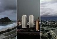 Imagens mostram risco de tempestade severa neste final de semana no Sudeste