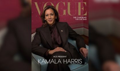 Kamala Harris pela segunda vez na capa da revista Vogue