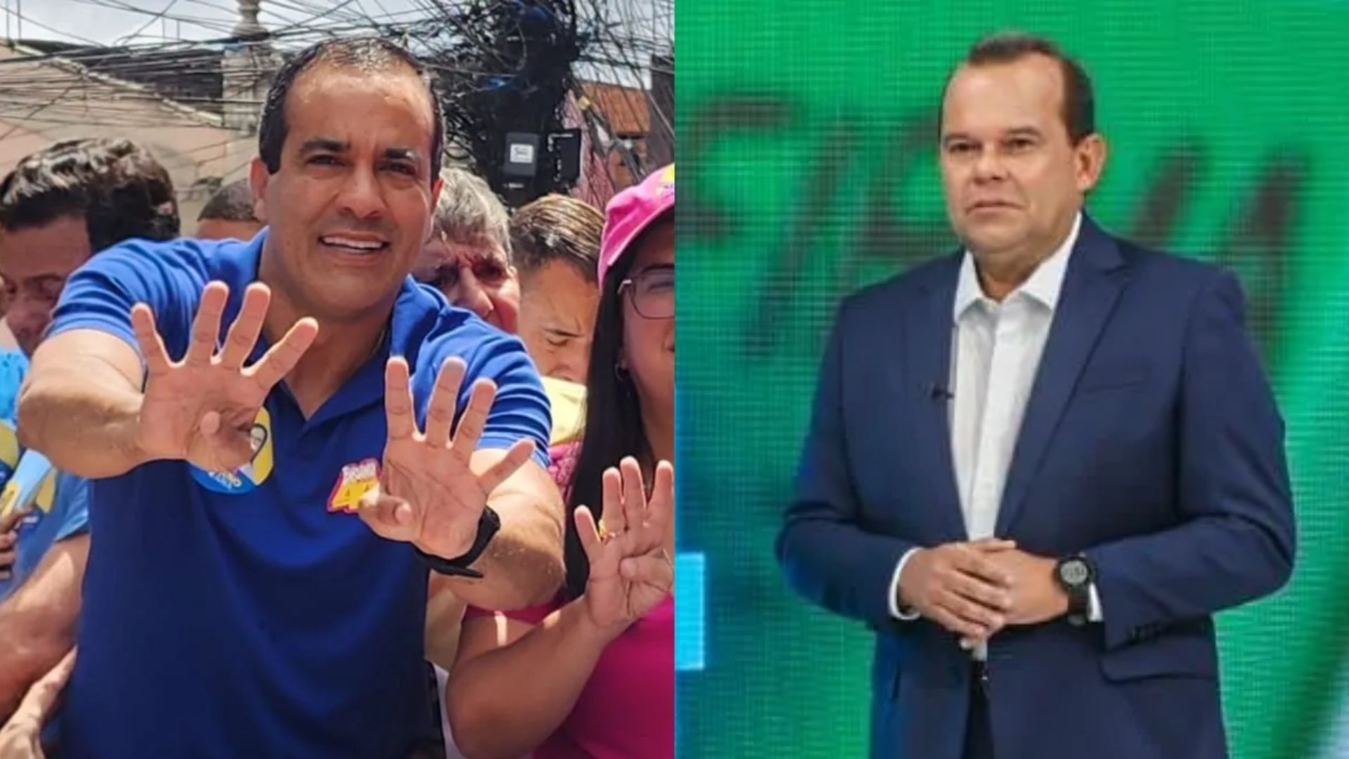 Candidatos à Prefeitura de Salvador, Bruno Reis e Geraldo júnior em campanha nesta quarta (2)