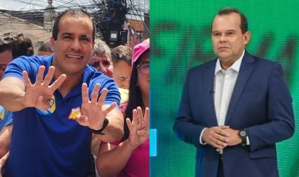 Candidatos à Prefeitura de Salvador, Bruno Reis e Geraldo júnior em campanha nesta quarta (2)