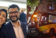 Casal de médicos que morreu prensado em acidente é sepultado em Barbacena (MG)