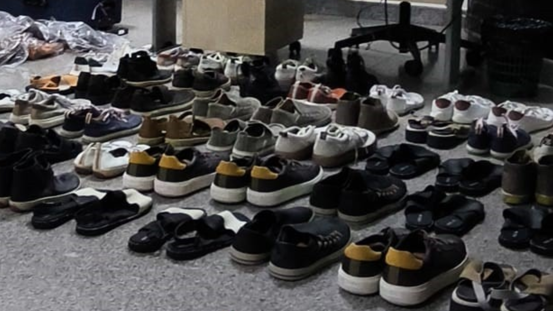 Casal rouba sapatos df