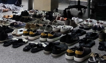 Casal rouba sapatos df