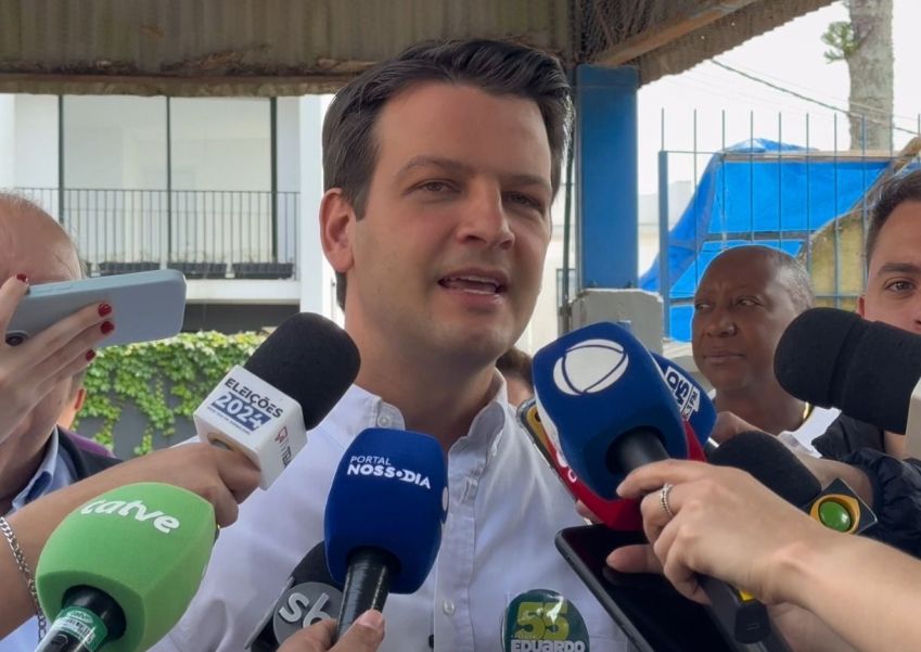 O candidato Eduardo Pimentel (PSD) • 05/10/2024 - Divulgação