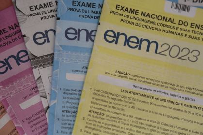 Cadernos de prova do Enem