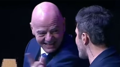 Falcão pede para Gianni Infantino, presidente da FIFA, para que o futsal se torne modalidade olímpica