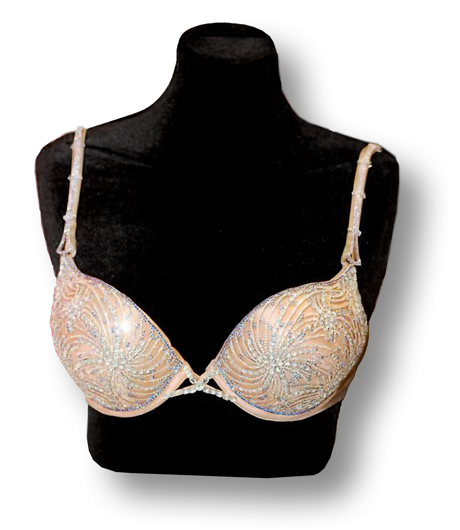 "Bombshell Fantasy Bra", usada por Adriana Lima em 2010 • Divulgação/Wikimedia Commons