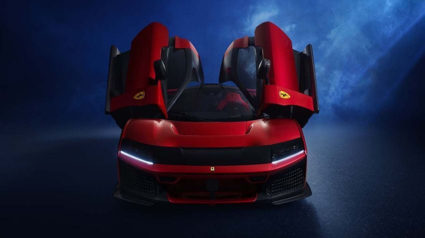 Ferrari F80: hipercarro tem motor V6 híbrido de 1200 cv • Divulgação