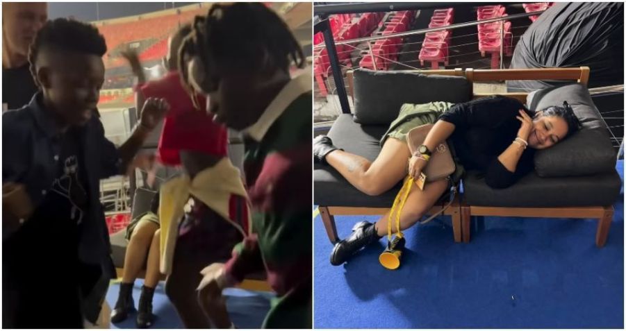 Baba de Zyan ganha "vale night" em show de Bruno Mars • Instagram / Gio Ewbank