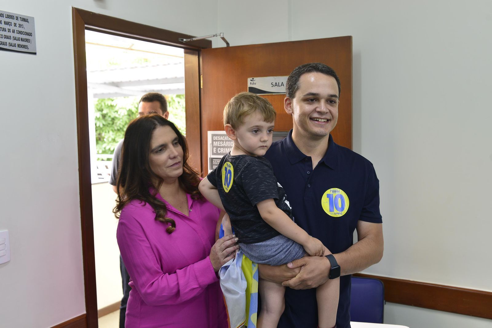 O candidato Lorenzo Pazolini (Republicanos) • Radan Brandon/Divulgação
