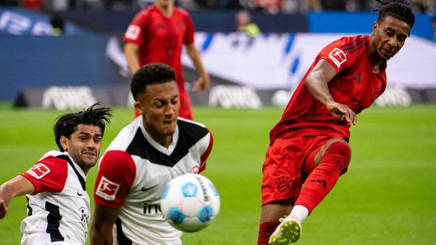 Frankfurt e Bayern de Munique empatam em 3 a 3 pelo Campeonato Alemão