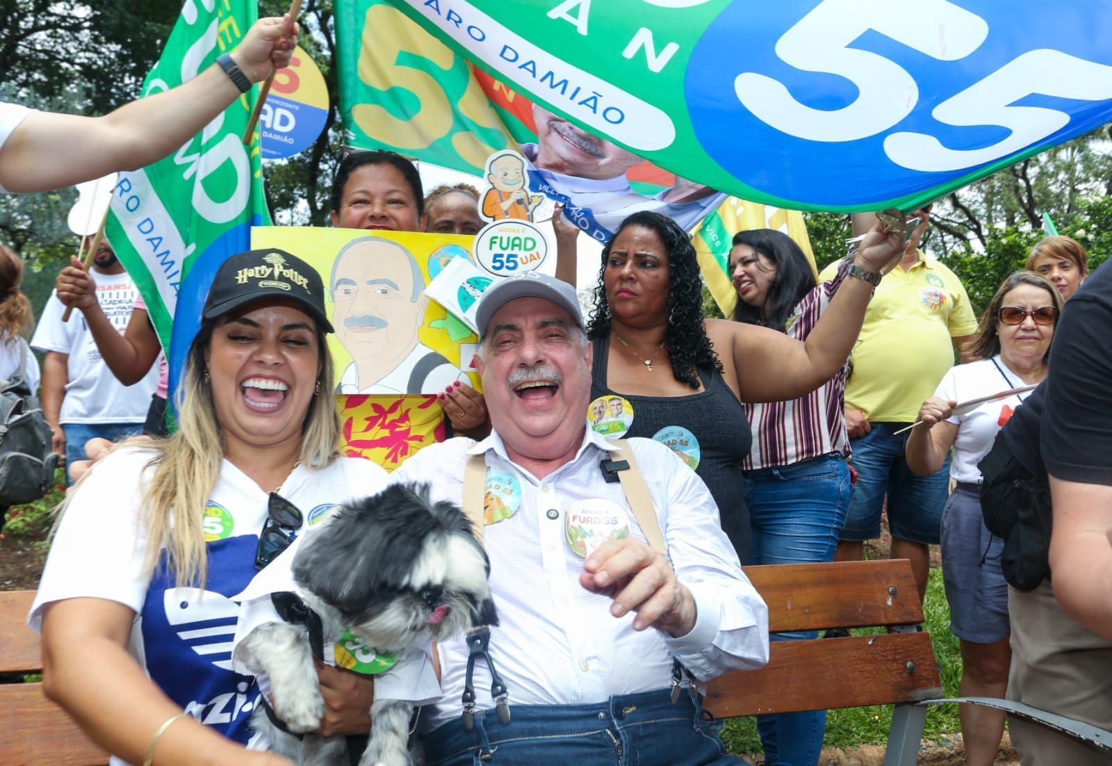 Fuad em último de campanha para eleição em BH