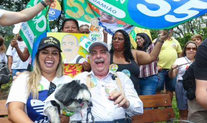 Evento com cães marca último dia de campanha de Fuad Noman em BH