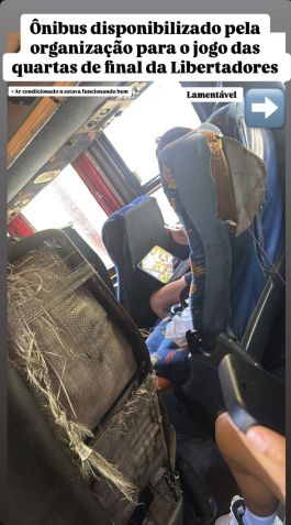 Gabi Zanotti, do Corinthians, critica ônibus disponibilizado para Libertadores • Reprodução