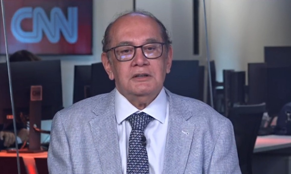 Ministro Gilmar Mendes durante sessão no plenário do Supremo Tribunal Federal STF