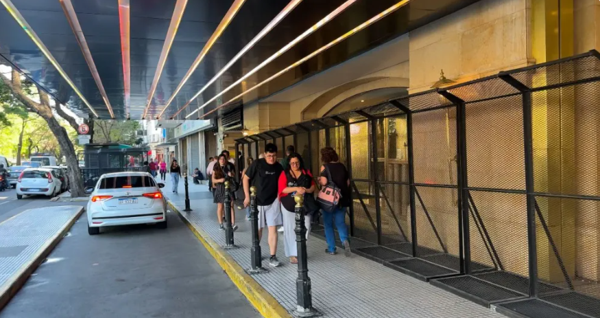 Hotel em que está o Galo, em Buenos Aires
