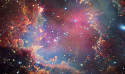 Nasa compara fotos feitas pelos telescópios Webb e Hubble; confira
