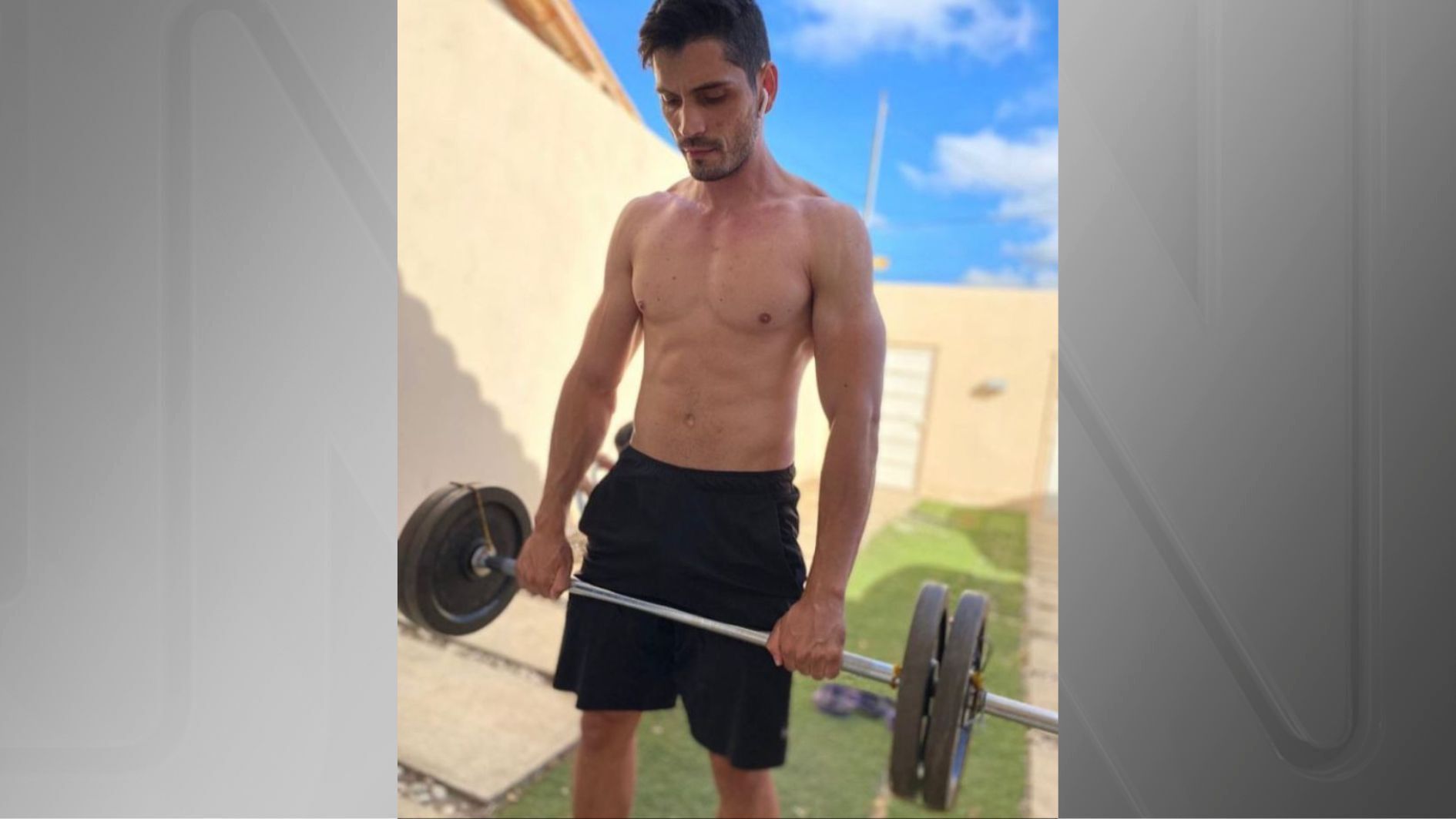 Personal trainer Giovanny Diniz Carvalho foi alvejado ao sair de casa em Pernambuco