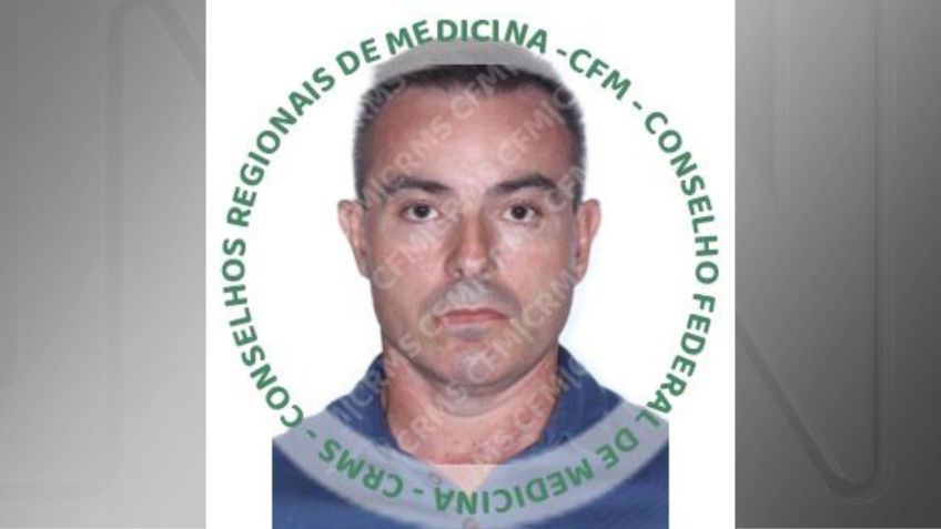 Registro do médico André Lorscheitter Baptista no CFM • Reprodução/CFM