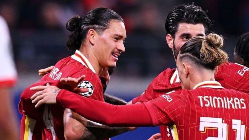 Darwin Núñez fez o gol do Liverpool