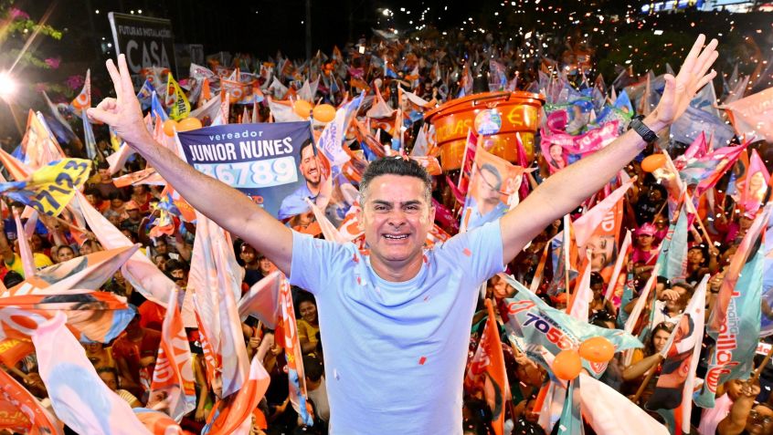 David Almeida, reeleito prefeito de Manaus • Dhyeizo Lemos/Assessoria