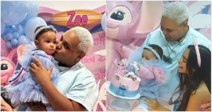 MC Ryan SP e Giovanna Roque com filha